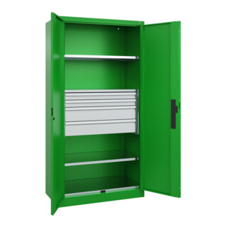 C+P Schwerlastschrank Acurado Pro 1950 x 1000 x 500 mm mit Schubladen