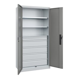 C+P Schwerlastschrank Acurado Pro 1950 x 1000 x 500 mm mit Schubladen