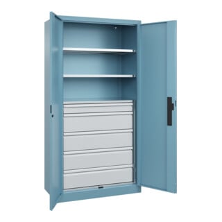 C+P Schwerlastschrank Acurado Pro 1950 x 1000 x 500 mm mit Schubladen