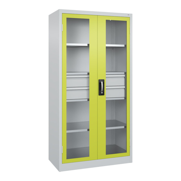 C+P Schwerlastschrank Acurado Pro 1950 x 1000 x 500 mm mit Schubladen