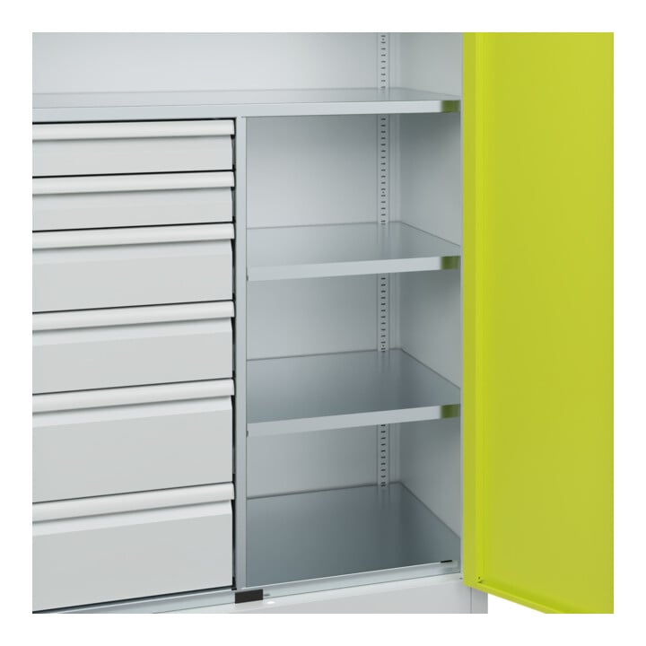 C+P Schwerlastschrank Acurado Pro 1950 x 1000 x 500 mm mit Schubladen