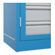 C+P Schwerlastschrank Acurado Pro 1950 x 1000 x 500 mm mit Schubladen blau