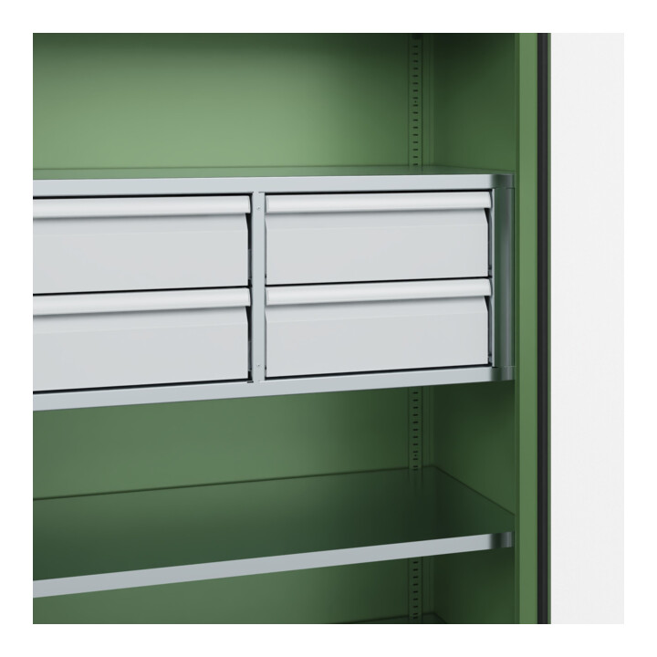 C+P Schwerlastschrank Acurado Pro 1950 x 1000 x 500 mm RAL 6011