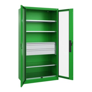 C+P Schwerlastschrank Acurado Pro 1950 x 1000 x 500 mm RAL 6037