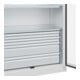 C+P Schwerlastschrank Acurado Pro 1950 x 1000 x 500 mm RAL 9016
