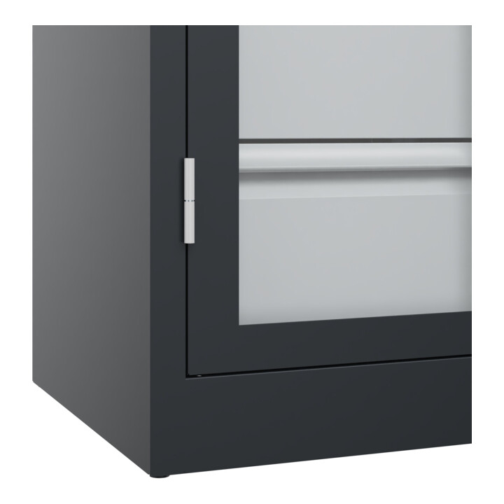 C+P Schwerlastschrank Acurado Pro 1950 x 1000 x 500 mm schwarzgrau