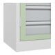 C+P Schwerlastschrank Acurado Pro 1950 x 1000 x 500 mm weiß/weißgrün