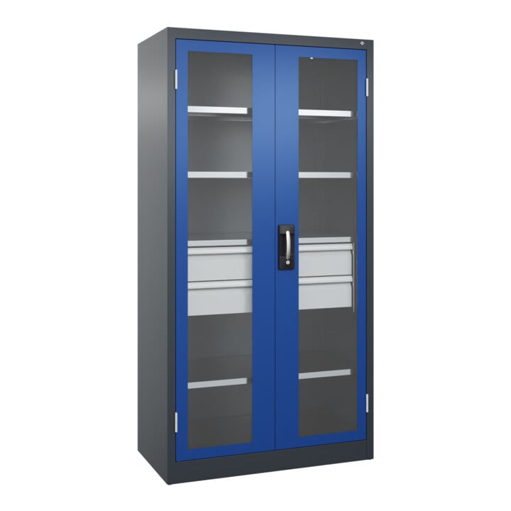 C+P Schwerlastschrank Acurado Pro 1950 x 1000 x 500mm 7016/5010