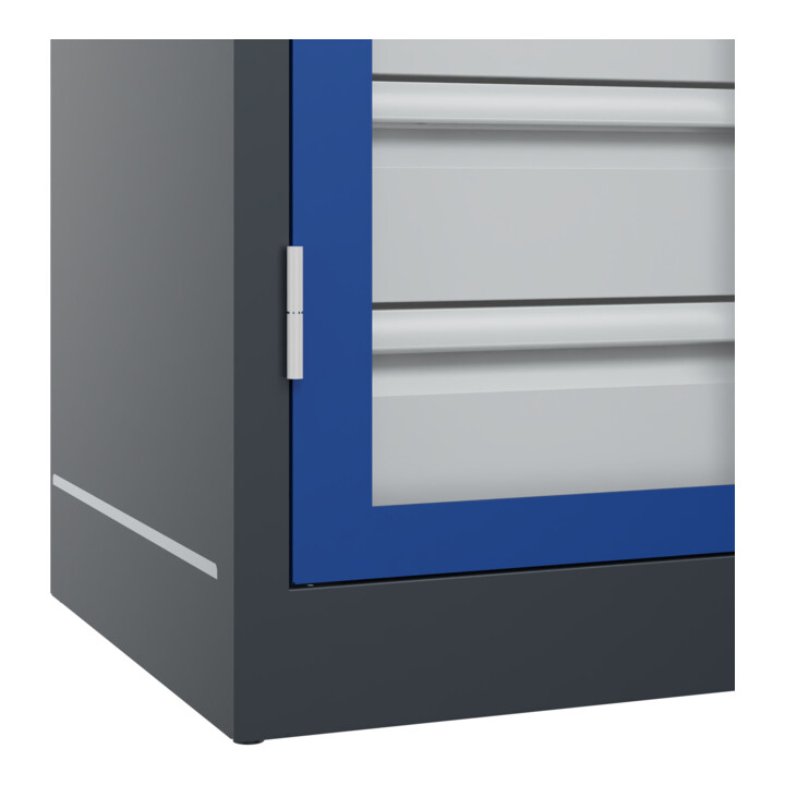 C+P Schwerlastschrank Acurado Pro 1950 x 1000 x 500mm 7016/5010