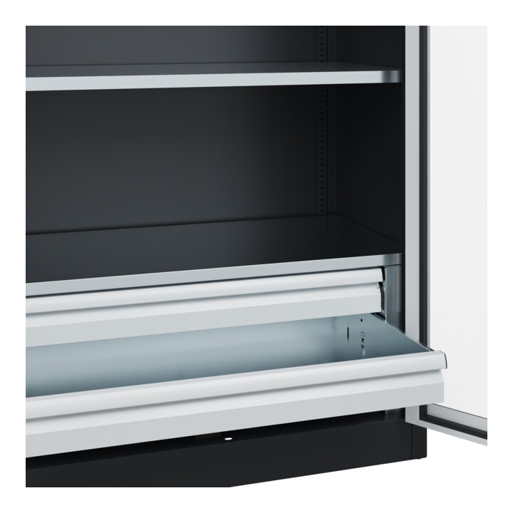 C+P Schwerlastschrank Acurado Pro 1950 x 1000 x 500mm 7021/7035