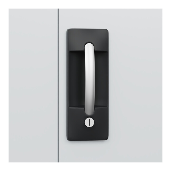 C+P Schwerlastschrank Acurado Pro 1950 x 1000 x 500mm 7021/7035