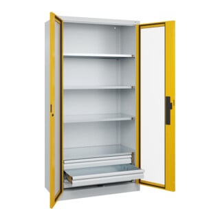 C+P Schwerlastschrank Acurado Pro 1950 x 1000 x 500mm 7035/1004
