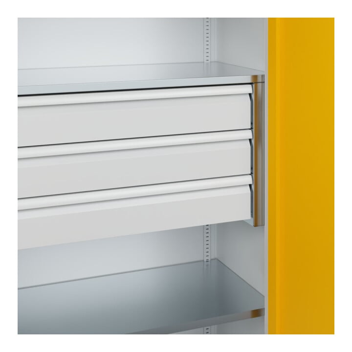 C+P Schwerlastschrank Acurado Pro 1950 x 1000 x 500mm 7035/1004