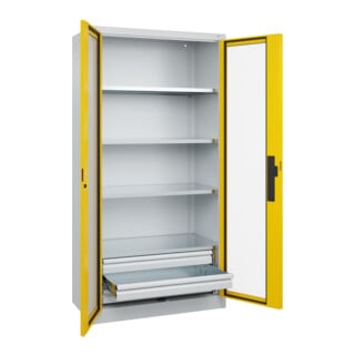 C+P Schwerlastschrank Acurado Pro 1950 x 1000 x 500mm 7035/1023