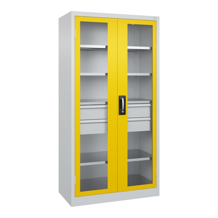 C+P Schwerlastschrank Acurado Pro 1950 x 1000 x 500mm 7035/1023