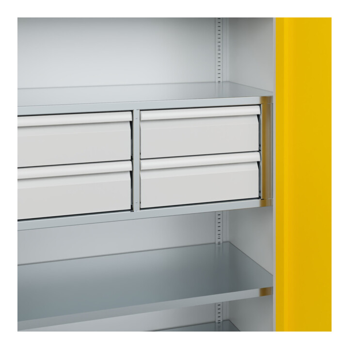C+P Schwerlastschrank Acurado Pro 1950 x 1000 x 500mm 7035/1023