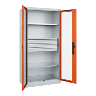 C+P Schwerlastschrank Acurado Pro 1950 x 1000 x 500mm 7035/2004