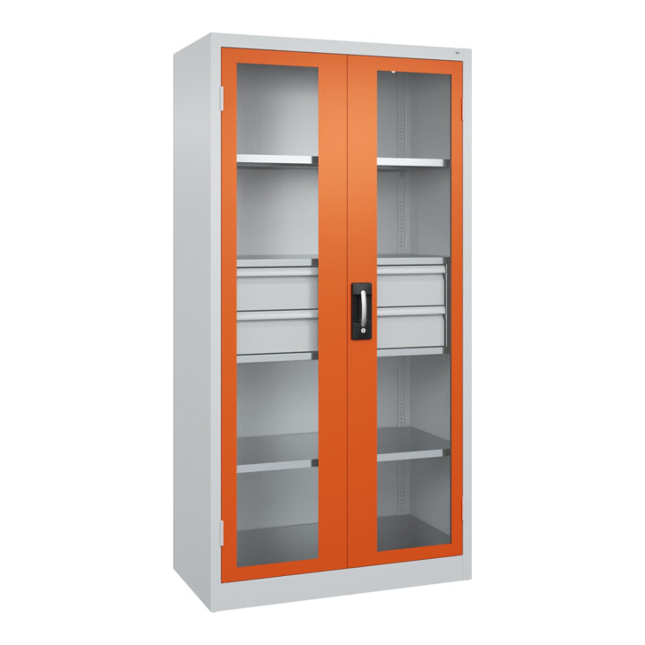 C+P Schwerlastschrank Acurado Pro 1950 x 1000 x 500mm 7035/2004