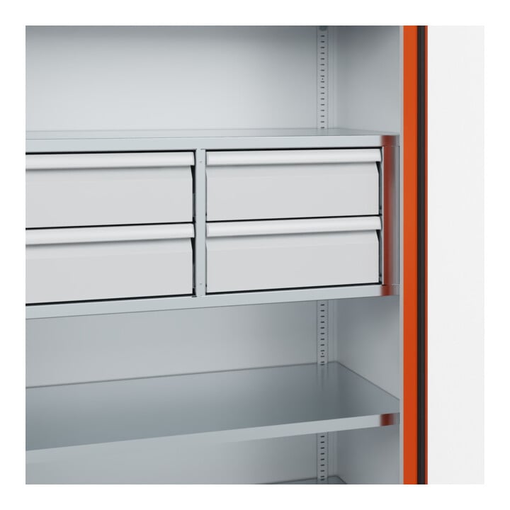 C+P Schwerlastschrank Acurado Pro 1950 x 1000 x 500mm 7035/2004
