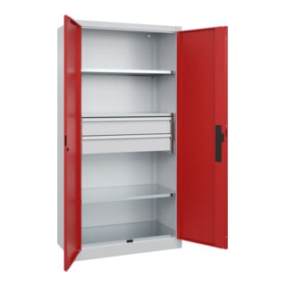 C+P Schwerlastschrank Acurado Pro 1950 x 1000 x 500mm 7035/3000