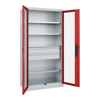 C+P Schwerlastschrank Acurado Pro 1950 x 1000 x 500mm 7035/3000