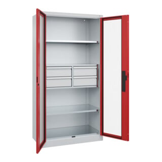 C+P Schwerlastschrank Acurado Pro 1950 x 1000 x 500mm 7035/3000