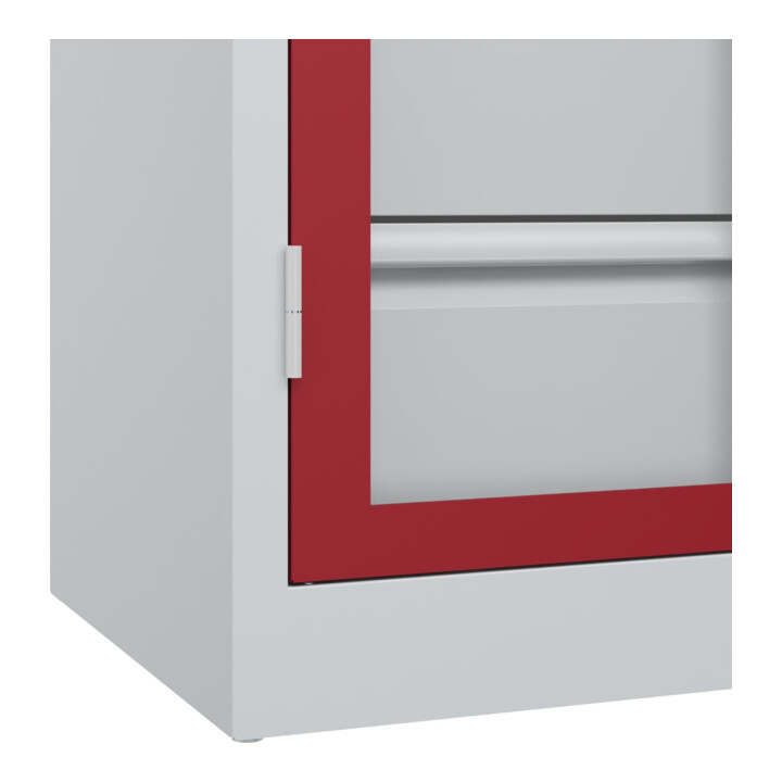 C+P Schwerlastschrank Acurado Pro 1950 x 1000 x 500mm 7035/3003