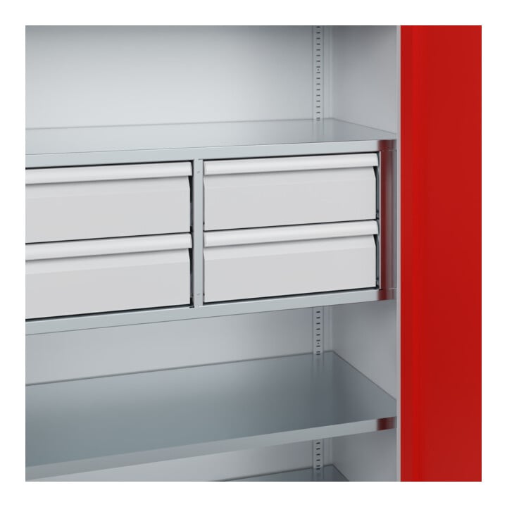 C+P Schwerlastschrank Acurado Pro 1950 x 1000 x 500mm 7035/3020