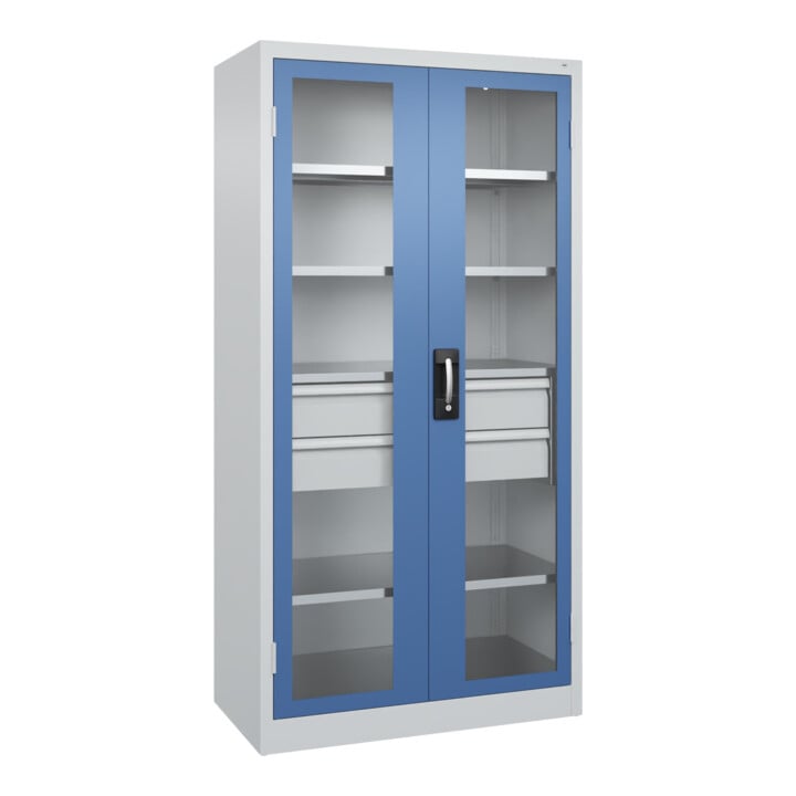 C+P Schwerlastschrank Acurado Pro 1950 x 1000 x 500mm 7035/5012