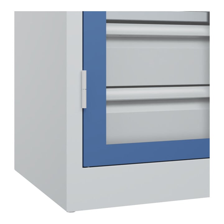 C+P Schwerlastschrank Acurado Pro 1950 x 1000 x 500mm 7035/5012