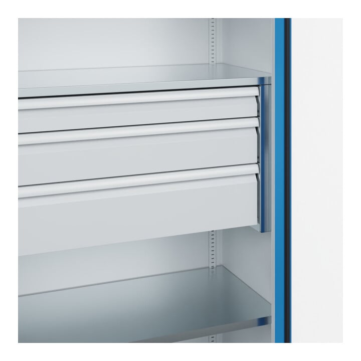 C+P Schwerlastschrank Acurado Pro 1950 x 1000 x 500mm 7035/5012