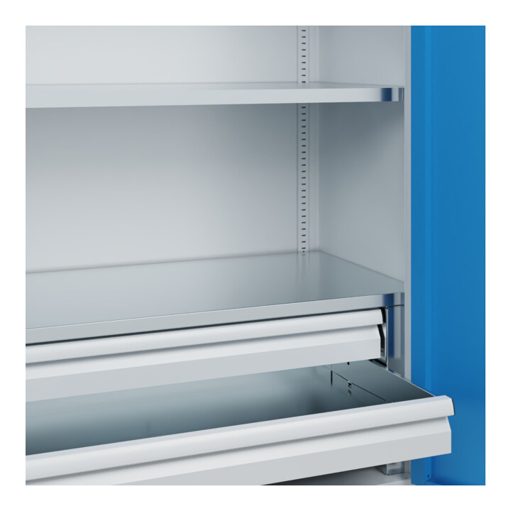C+P Schwerlastschrank Acurado Pro 1950 x 1000 x 500mm 7035/5012