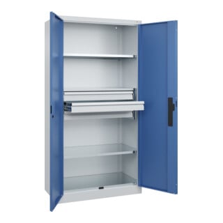 C+P Schwerlastschrank Acurado Pro 1950 x 1000 x 500mm 7035/5023