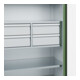 C+P Schwerlastschrank Acurado Pro 1950 x 1000 x 500mm 7035/6011