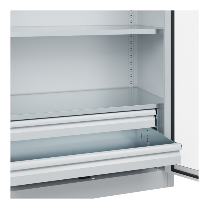 C+P Schwerlastschrank Acurado Pro 1950 x 1000 x 500mm 7035/7035
