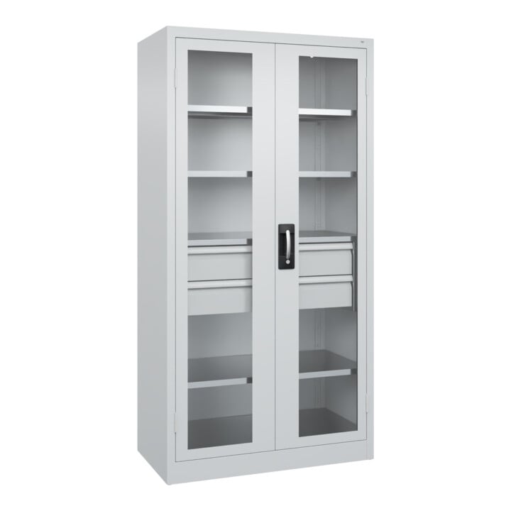 C+P Schwerlastschrank Acurado Pro 1950 x 1000 x 500mm 7035/7035