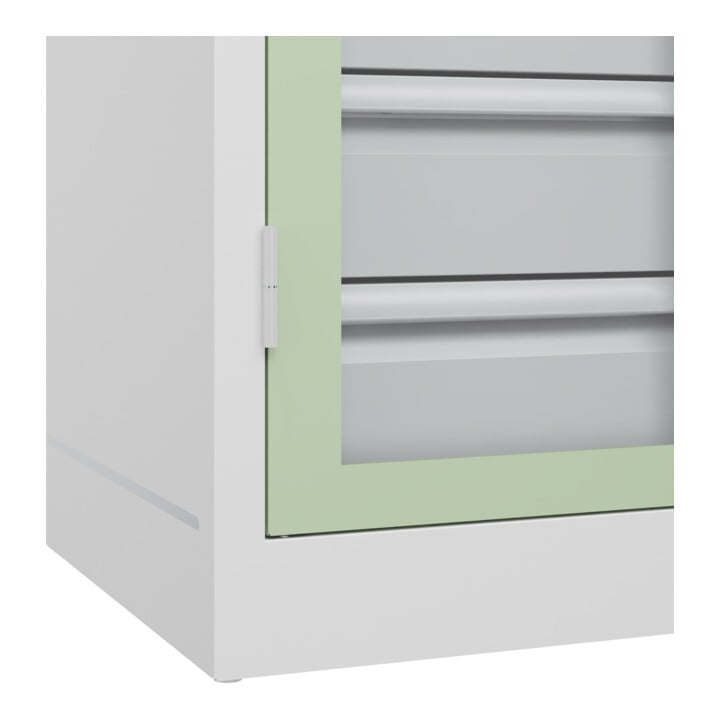 C+P Schwerlastschrank Acurado Pro 1950 x 1000 x 500mm 9016/6019