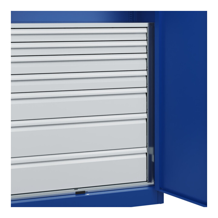 C+P Schwerlastschrank Acurado Pro 1950 x 1000 x 500mm blau