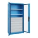 C+P Schwerlastschrank Acurado Pro 1950 x 1000 x 500mm blau
