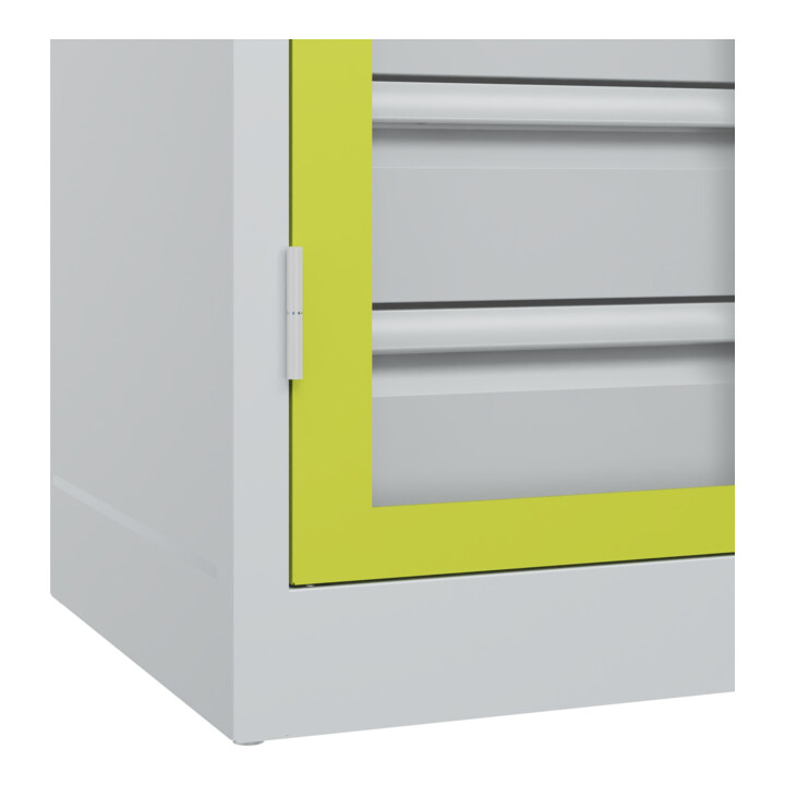 C+P Schwerlastschrank Acurado Pro 1950 x 1000 x 500mm grau