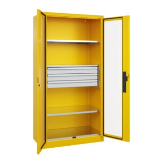C+P Schwerlastschrank Acurado Pro 1950 x 1000 x 500mm mit Schubladen