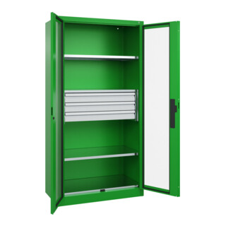 C+P Schwerlastschrank Acurado Pro 1950 x 1000 x 500mm mit Schubladen