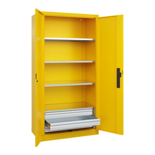 C+P Schwerlastschrank Acurado Pro 1950 x 1000 x 500mm mit Schubladen