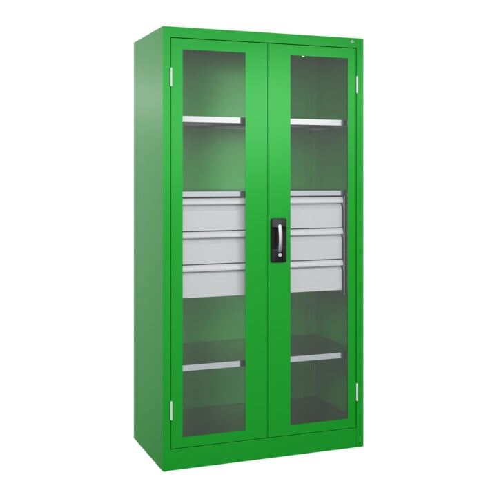 C+P Schwerlastschrank Acurado Pro 1950 x 1000 x 500mm mit Schubladen