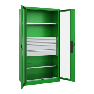 C+P Schwerlastschrank Acurado Pro 1950 x 1000 x 500mm mit Schubladen