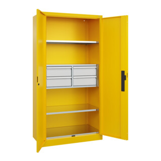 C+P Schwerlastschrank Acurado Pro 1950 x 1000 x 500mm mit Schubladen