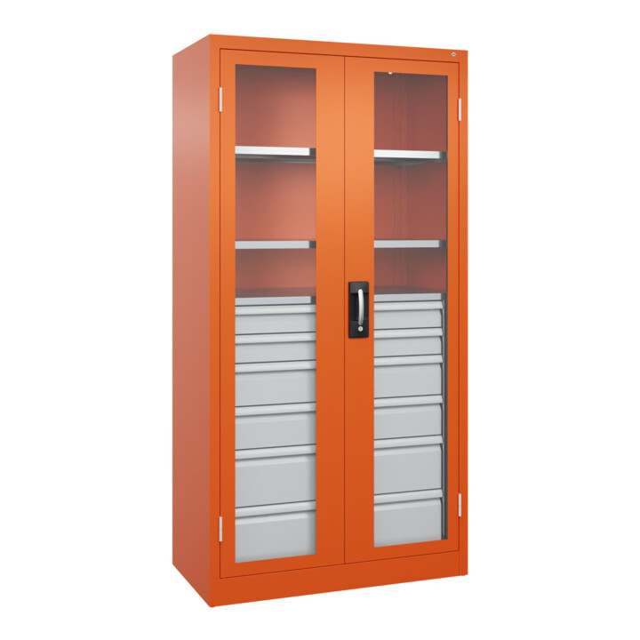 C+P Schwerlastschrank Acurado Pro 1950 x 1000 x 500mm RAL 2004