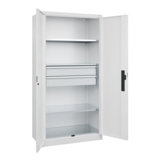 C+P Schwerlastschrank Acurado Pro 1950 x 1000 x 500mm RAL 9016