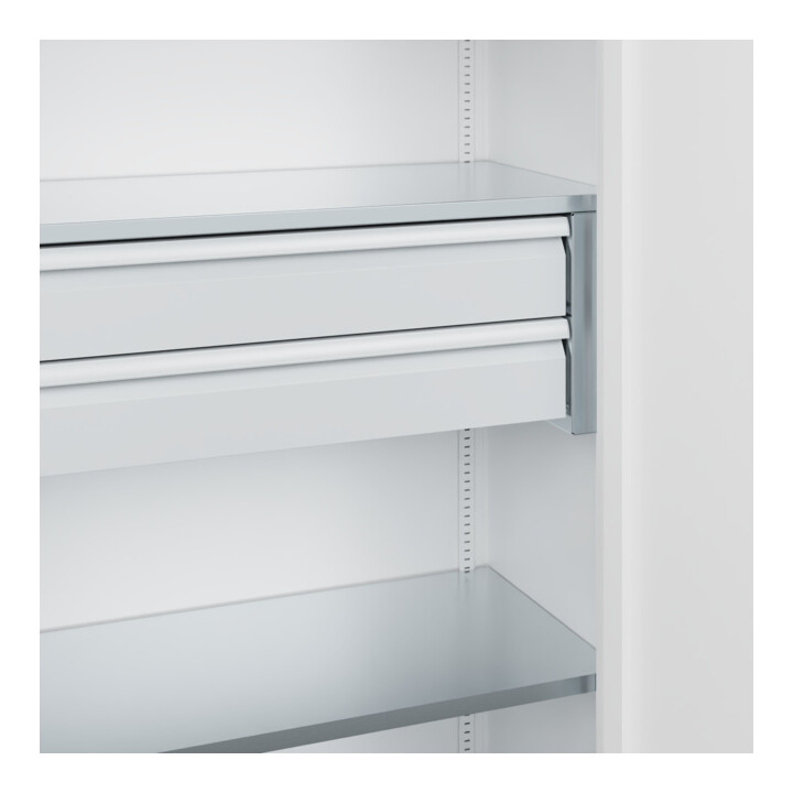 C+P Schwerlastschrank Acurado Pro 1950 x 1000 x 500mm RAL 9016