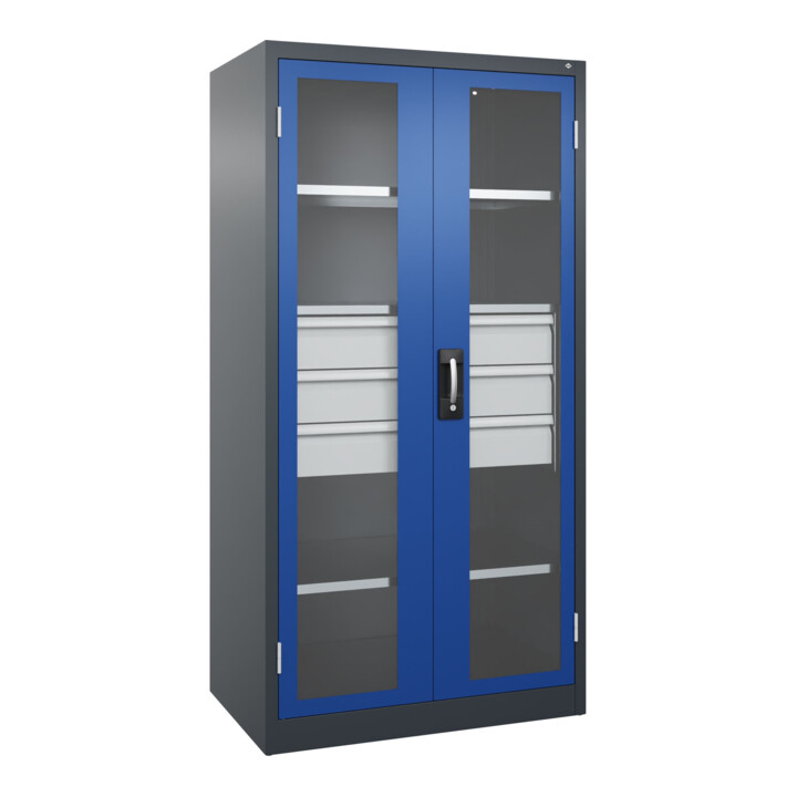 C+P Schwerlastschrank Acurado Pro 1950 x 1000 x 600 mm 7016/5010